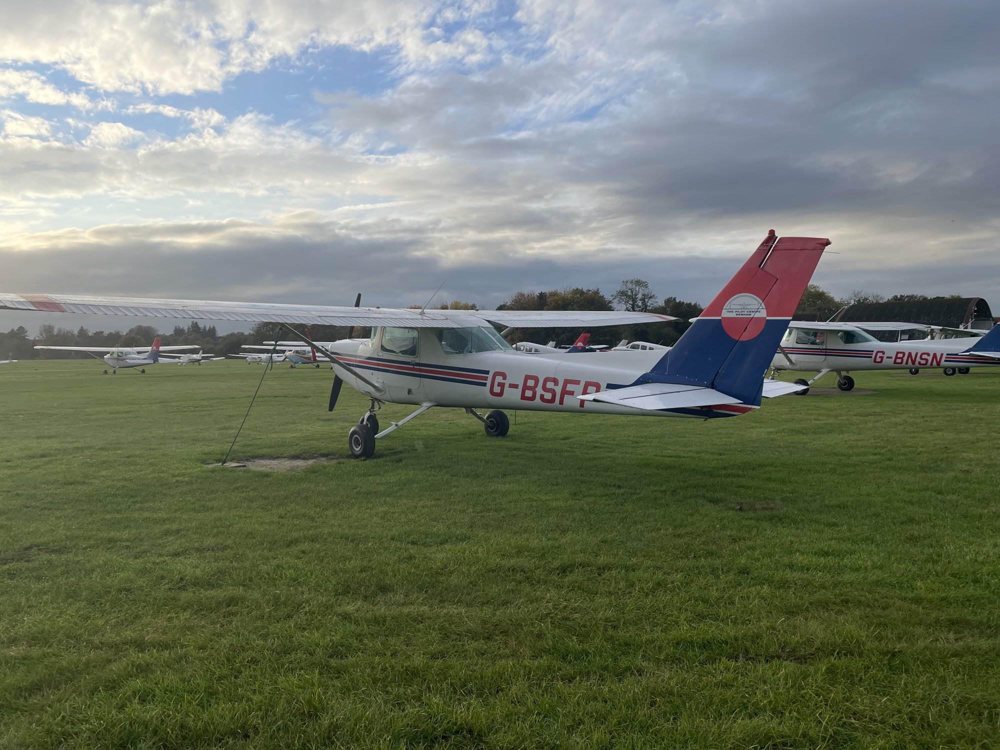 Cessna on the apron